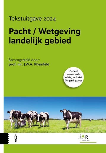 Pacht / Wetgeving Landelijk Gebied | Nieuw, Ophalen of Verzenden, Nieuw, Jeroen Rheinfeld