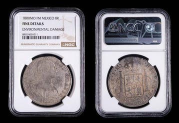 Spanje. Carlos IV. 8 Reales 1800, Mexico FM NGC (Zonder