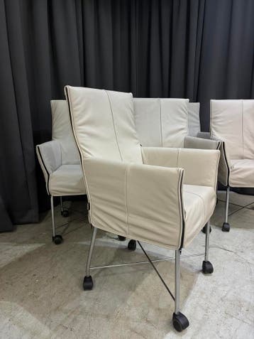 Montis Chaplin - Als Nieuw - Chaplins, Huis en Inrichting, Zo goed als nieuw, Leer, Vijf, Zes of meer stoelen