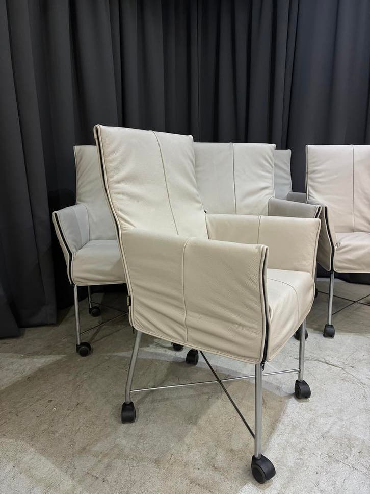 Montis Chaplin - Als Nieuw - Chaplins, Huis en Inrichting, Stoelen, Vijf, Zes of meer stoelen, Zo goed als nieuw, Leer