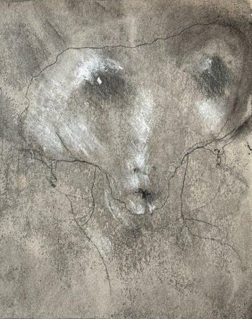 Robert Detheux (1932-2010) - Portrait surréaliste - 2005, Antiek en Kunst