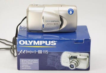 Olympus µ[mju:]-III Zoom 115 Analoge compactcamera, Nieuw