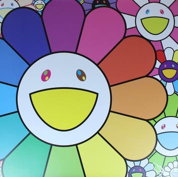 Takashi Murakami (1962) - Poppin Flowers, Antiek en Kunst, Kunst | Designobjecten