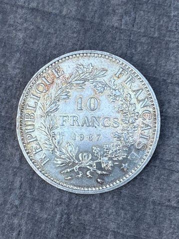 Frankrijk. Ve République. 10 Francs 1967 (Zonder