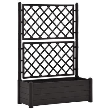 Bloembak met trellis | 34% Korting | B-keuze, Kunststof, 100 cm of meer, Ophalen of Verzenden, Zo goed als nieuw