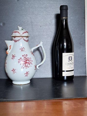 Pot - Porselein - Grote theepot met deksel