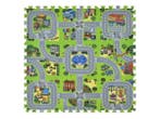 Veiling - Kinderpuzzelmat  - 9-delig - Stad met straten desi, Nieuw
