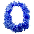 Neon blauwe hawaii kransen/slingers - Hawaiikransen, Verzenden, Nieuw