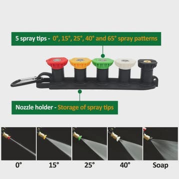 Hogedrukreiniger Pistool & Schuimkanon Kit met 1/4" Snelkopp, Verzenden, Nieuw