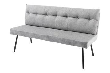 Bank BIG GEORGE 160 cm plat geweven stof met veerkrachtige, Ophalen of Verzenden, Nieuw