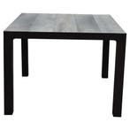 Fresno dining tuintafel 100x100xH74cm antraciet, Ophalen of Verzenden, Nieuw