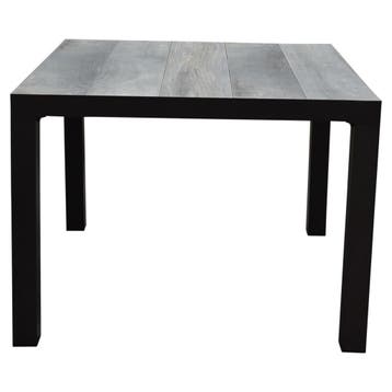 Fresno dining tuintafel 100x100xH74cm antraciet, Ophalen of Verzenden, Nieuw