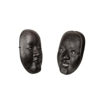 Mask - IJzer - Een paar Noh-maskers () (Zonder