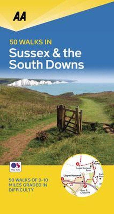50 Walks in Sussex - AA Publishing 9780749581244, Boeken, Taal | Engels, Zo goed als nieuw, Verzenden