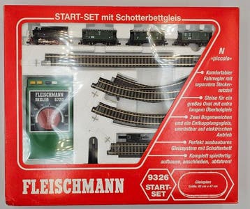 Fleischmann N - 9326 - Treinset (1) - Stoompassagiertrein, Nieuw