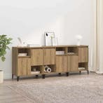 vidaXL Dressoirs 3 pcs Artisan Eiken 60 x 35 x 70 cm Bewerkt, Verzenden, Nieuw, 50 tot 100 cm, 25 tot 50 cm