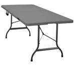 Buffettafel Zwart Kunststof 183x76cm Opvouwbaar (Tafels), Verzenden, Nieuw