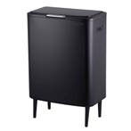 Prullenbak Venice DUO 60L – 2×30L Afvalscheiding – Zwart, Huis en Inrichting, Woonaccessoires | Prullenbakken, Verzenden, Nieuw
