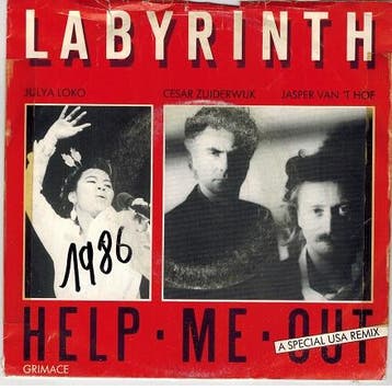 Single vinyl / 7 inch - Labyrinth  - Help Me Out, Verzenden, Zo goed als nieuw, 7 inch, Rock en Metal