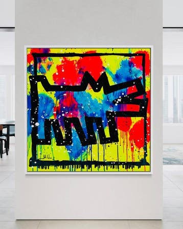 Mikko - Keith Haring Meets Shinohara - XL (NO RESERVE!)