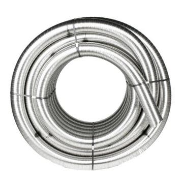 Metaloterm flexibele XD 150 MM 10 mtr. rookgasslang dubbelwa, Verzenden, Nieuw