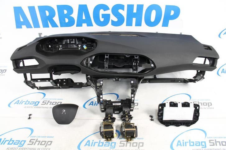 Airbag set - Dashboard zwart Peugeot 308 (2014-heden), Auto-onderdelen, Dashboard en Schakelaars, Gebruikt, Peugeot