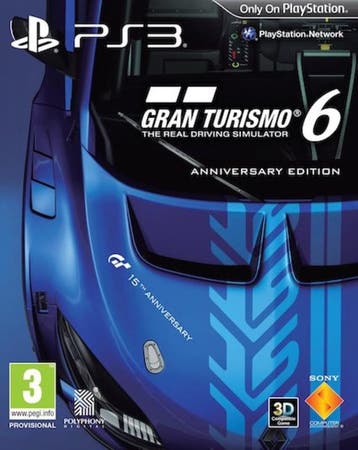 Gran Turismo 6 Anniversary Edition (PS3 Games), Spelcomputers en Games, Ophalen of Verzenden, Zo goed als nieuw