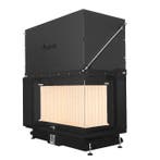 Inbouw Houtkachel Quattro 100 Max Rechts Glas, Nieuw