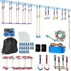 Ninja Line Kinder 24 M Slackline Set Met Gymnastiekringen 7, Verzenden, Nieuw