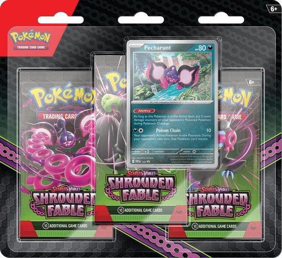 Pokémon - Scarlet & Violet - Shrouded Fable - 3 Booster, Kinderen en Baby's, Speelgoed | Overig, Verzenden