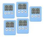 Set van 5 digitale timers, kookwekkers, alarmklokken babybl, Ophalen of Verzenden, Nieuw