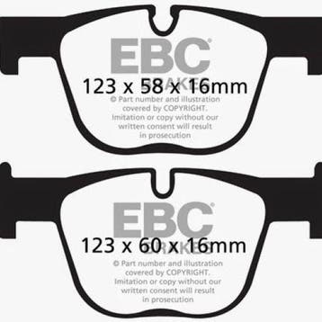 EBC 12+ BMW 335 3.0 Turbo (F30) Yellowstuff Rear Brake Pads, Ophalen of Verzenden, Nieuw
