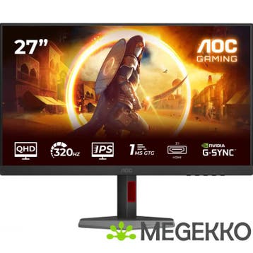 AOC G4 Q27G4SRU 27  QHD 320Hz IPS Monitor, Computers en Software, Verzenden, Nieuw, AOC
