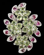 Zilver, De Alliantie van Heilige Vuren – Ring Peridot en