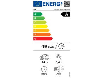AEG GI9210X2CT Serie 9000 vaatwasser (volledig geïntegreerd,, Verzenden, Zo goed als nieuw