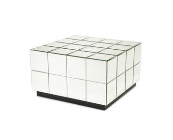 Salontafel Flectron 60x60cm - chrome | BY-BOO, Huis en Inrichting, Tafels | Salontafels, Ophalen of Verzenden, Nieuw