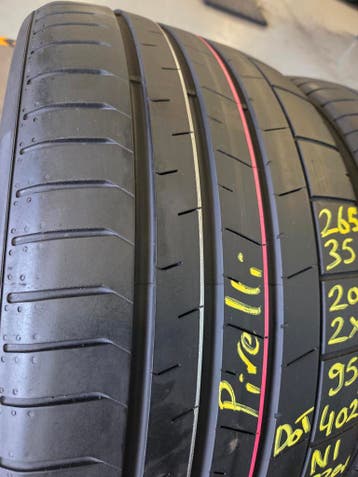 265/35/20 95Y N1 PIRELLI ZOMERBANDEN 6,3MM PROFIEL 2X, Ophalen, Gebruikt, 265 mm, Band(en)