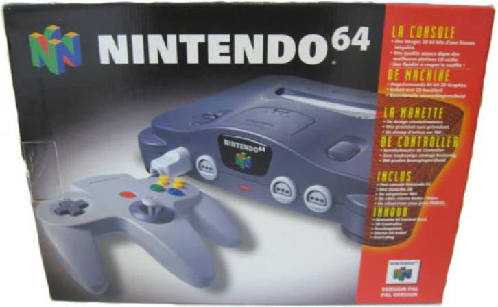 Nintendo 64 - Grey (boxed) (Nintendo 64), Spelcomputers en Games, Spelcomputers | Nintendo 64, Gebruikt, Verzenden