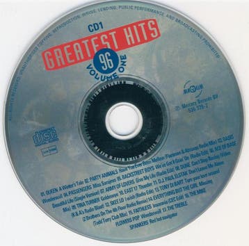 Various - Greatest Hits 96 Volume One, Ophalen of Verzenden, Gebruikt