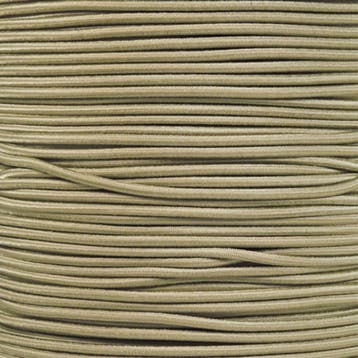 3mm Elastisch Touw - Zandkleur - 50 meter op rol, Ophalen of Verzenden, Nieuw