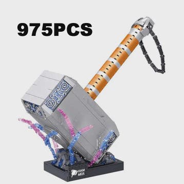 975-delige Thor Hamer Bouwset: Creatief Model Bouwstenen Spe, Verzenden, Nieuw