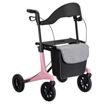 MultiMotion Carbon rollator met softwielen - Maat M - Roze, Ophalen of Verzenden, Nieuw