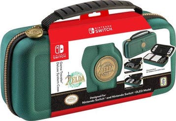 Game Traveler - Nintendo Switch System Case - Zelda Groen, Verzenden, Nieuw