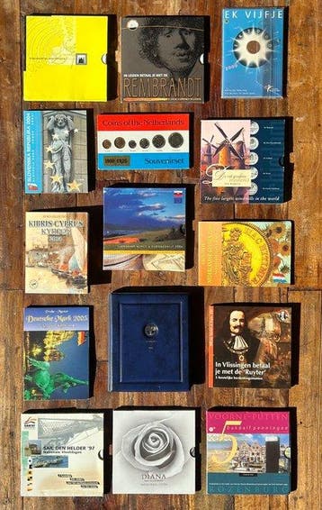 Europe. 15 Diverse munt setjes, 1985/2005 (Zonder