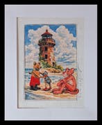 Emma Wildfang - Pink Panther with Schuco Nr: 955 Dancing