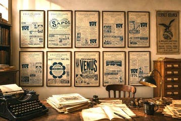 Lotto di 10 numeri originali “L’Illustrazione Italiana” del