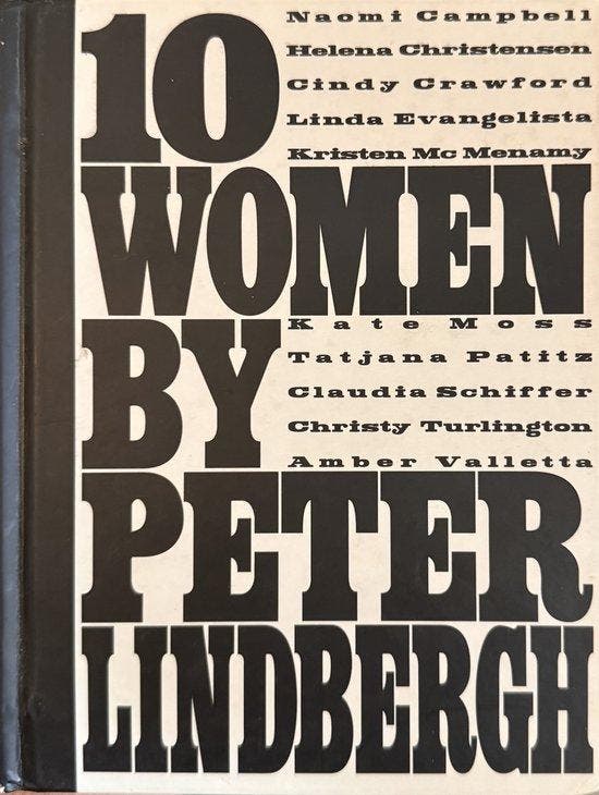 Ten Women, dtsch. Ausg. (klein) Peter Lindbergh Karl, Boeken, Literatuur, Ophalen of Verzenden
