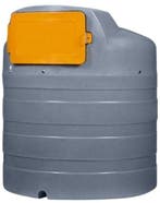 2500 liter opslagtank voor Diesel voorzien van 230 Volt pomp