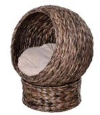 Rotan Kattenmand – Verhoogd Kattenbed met Zacht Kussen, Verzenden, Nieuw