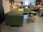 Rolf Benz Linea stof Boucle groen, 250 tot 300 cm, Leolux artifort design on stock , Hoekbank, 75 tot 100 cm